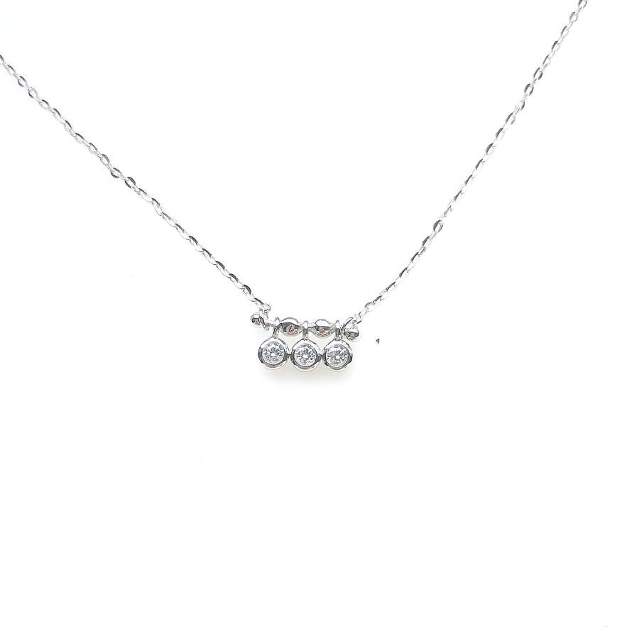 【ELISA GEMS】Silver / 小星球墜鍊