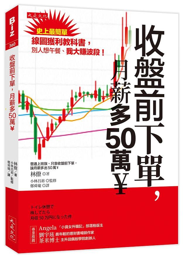 收盤前下單, 月薪多50萬¥: 史上最簡單線圖獲利教科書, 別人想午餐、我大賺波段!