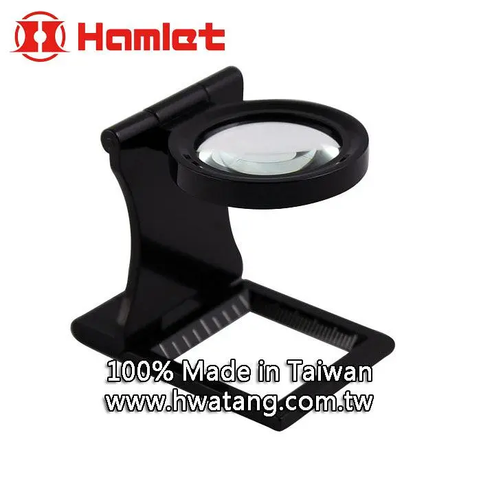 【Hamlet 哈姆雷特】6x/30mm 台灣製1吋金屬單片看布鏡 A018