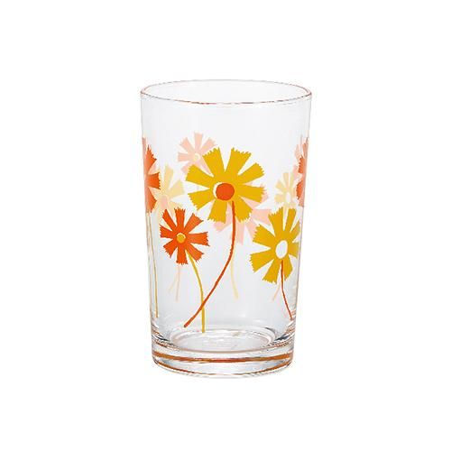 日本 ADERIA 昭和復古系列玻璃杯/ M/ 愛麗絲花