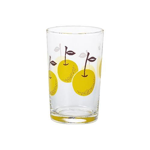 日本 ADERIA 昭和復古系列玻璃杯/ M/ 梨子