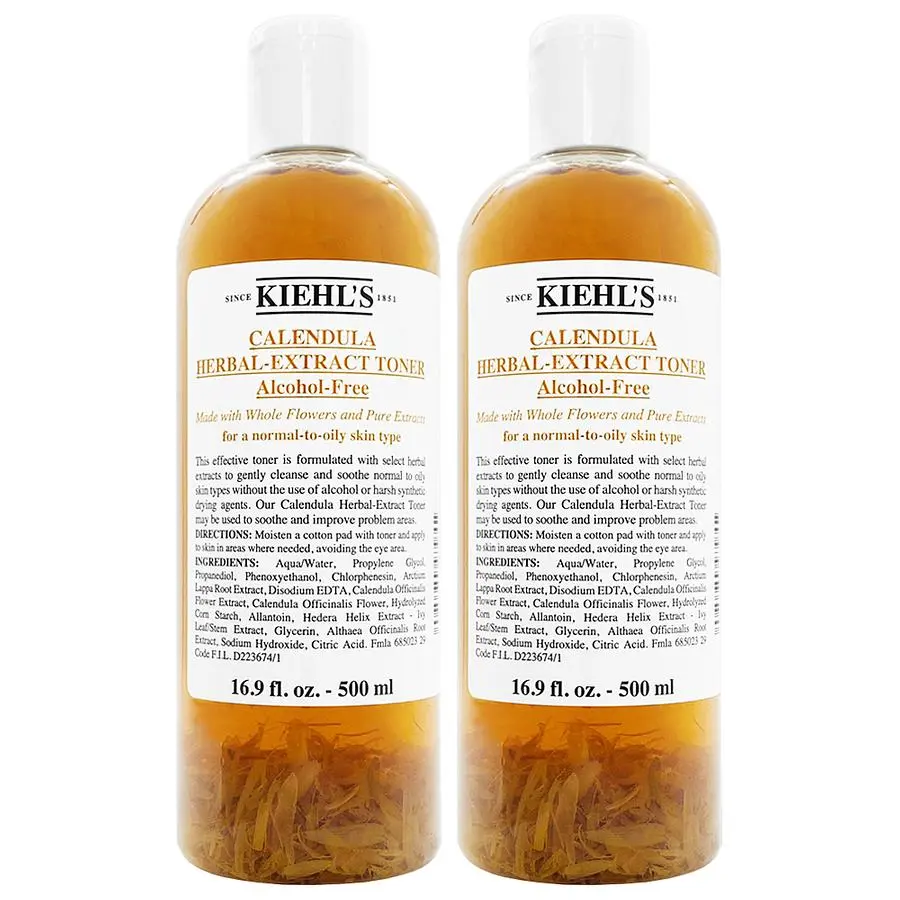 【Kiehl's契爾氏】金盞花植物精華化妝水 500ml (2入組)-平行輸入