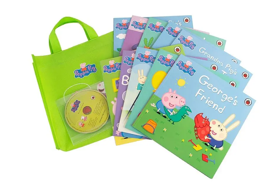 Peppa Pig Lime Bag Set (+CD/10冊合售)