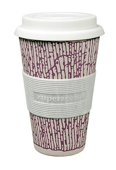 zuperzozial彩紋環保杯 彩紋紫