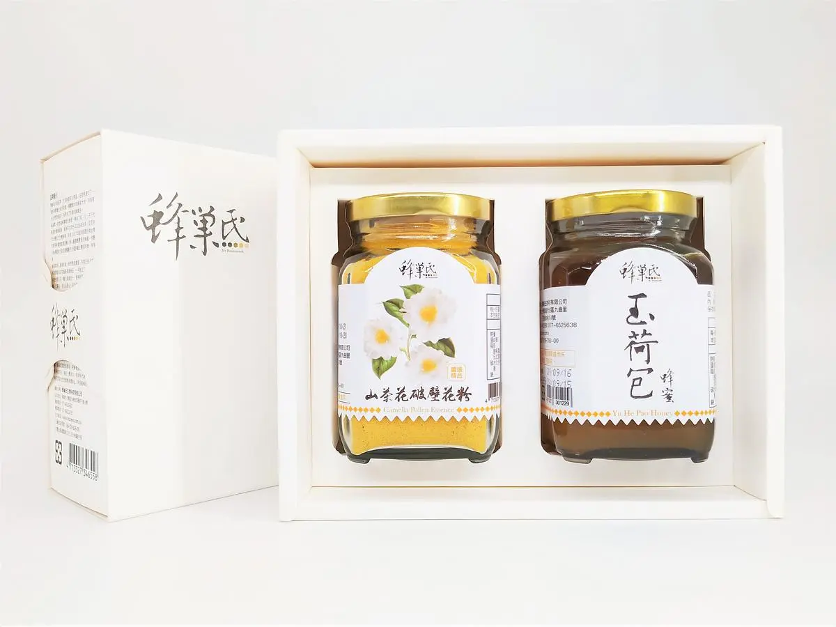 【蜂巢氏】蜂蜜經典禮盒(玉荷包蜂蜜+破壁花粉)