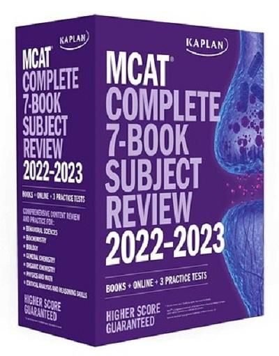 MCAT Complete 7-Book Subject Review 2022-2023: Books+Online+3 Practice Tests (7冊合售)