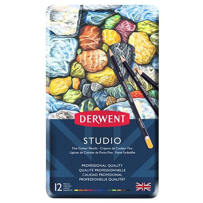 DERWENT Studio油性色鉛筆/ 12色/ DW32196