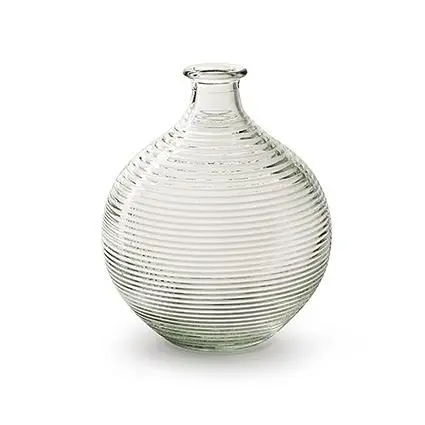 Jodeco Glass玻璃花器/ 圓弧壓紋玻璃花瓶