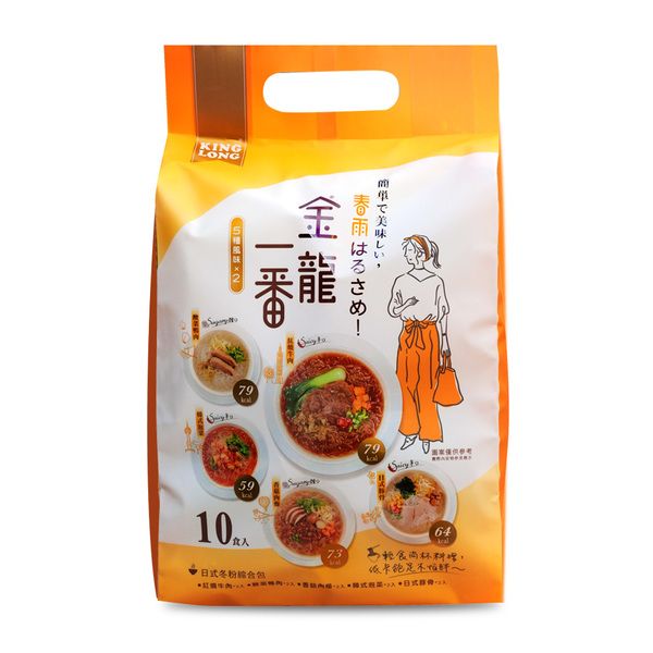 金龍一番日式冬粉綜合包