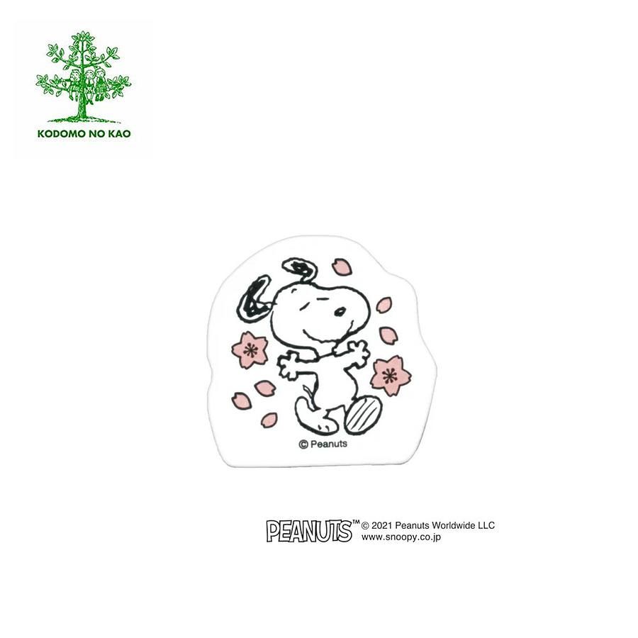 KODOMO Snoopy木頭造型印章/ H/ 史奴比櫻花/ 2247-030