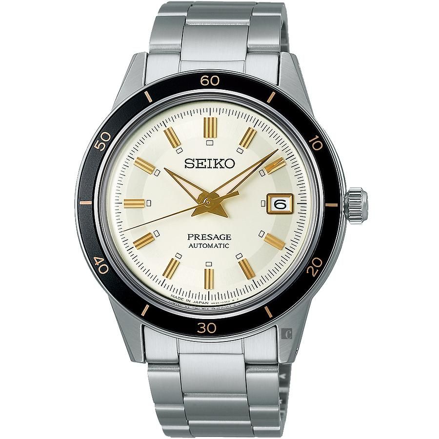 SEIKO精工 Presage Style60's系列機械錶-40.8mm(SRPG03J1/4R35-05A0S)