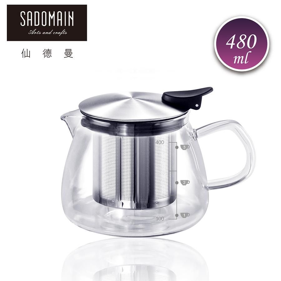 【SADOMAIN 仙德曼】直火花茶壺-480ml