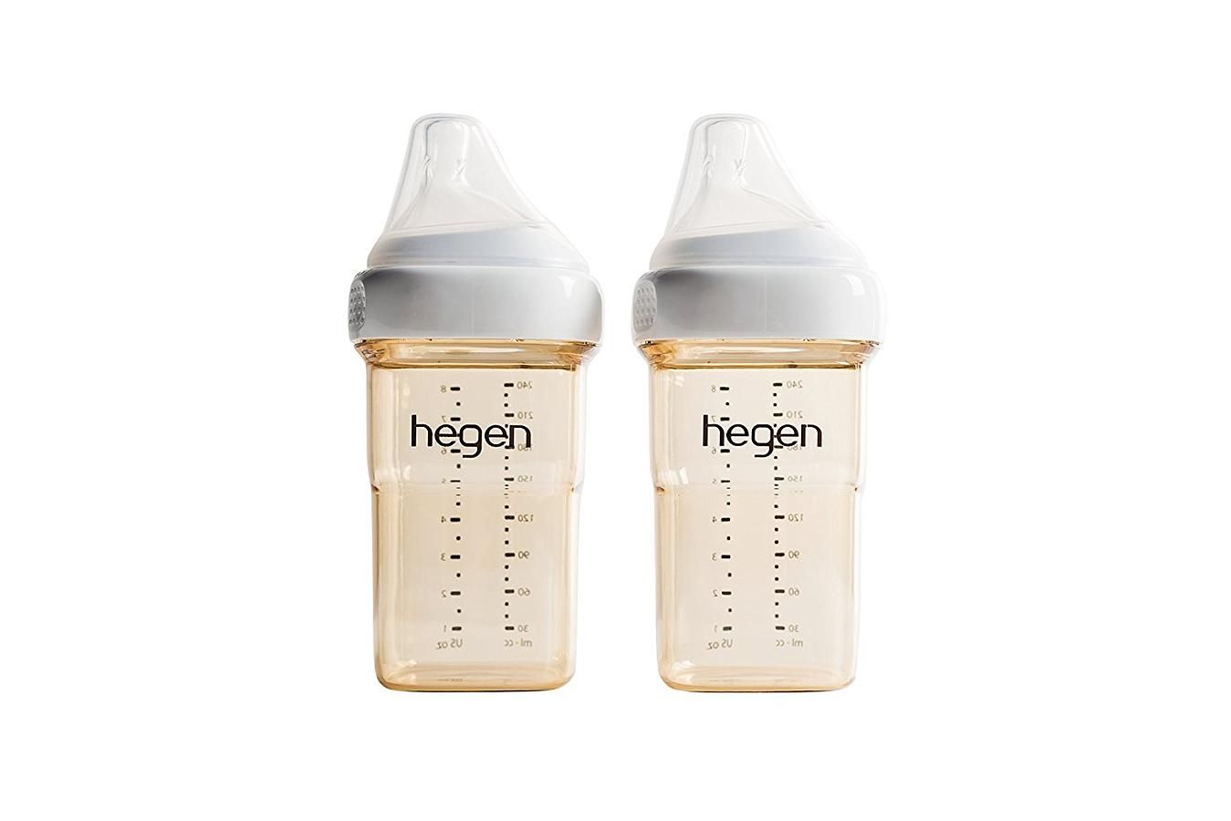 hegen金色奇蹟PPSU多功能方圓型寬口奶瓶雙瓶組/ 240ml
