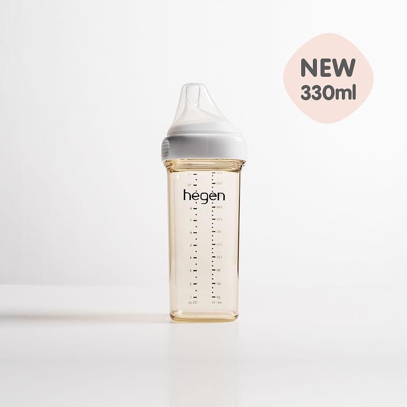 hegen金色奇蹟PPSU多功能方圓型寬口奶瓶/ 330ml