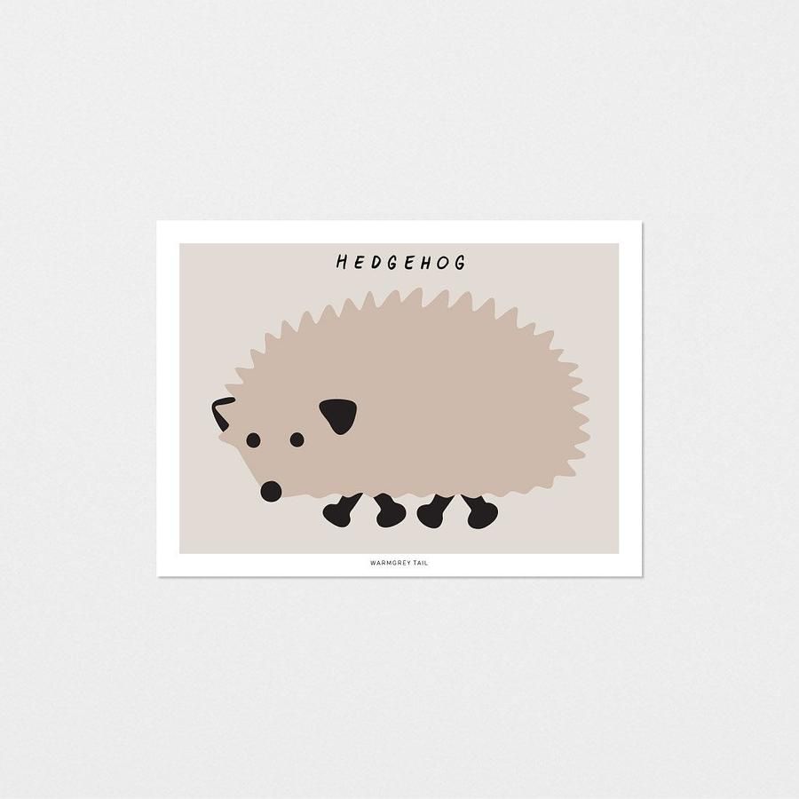 WARMGREY TAIL 明信片/ 刺蝟