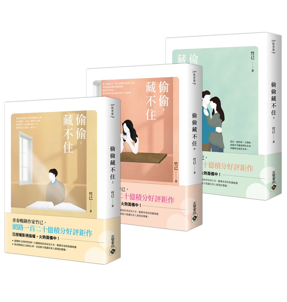 偷偷藏不住 上中下: Netflix熱播同名電視劇原著小說 (3冊合售) 