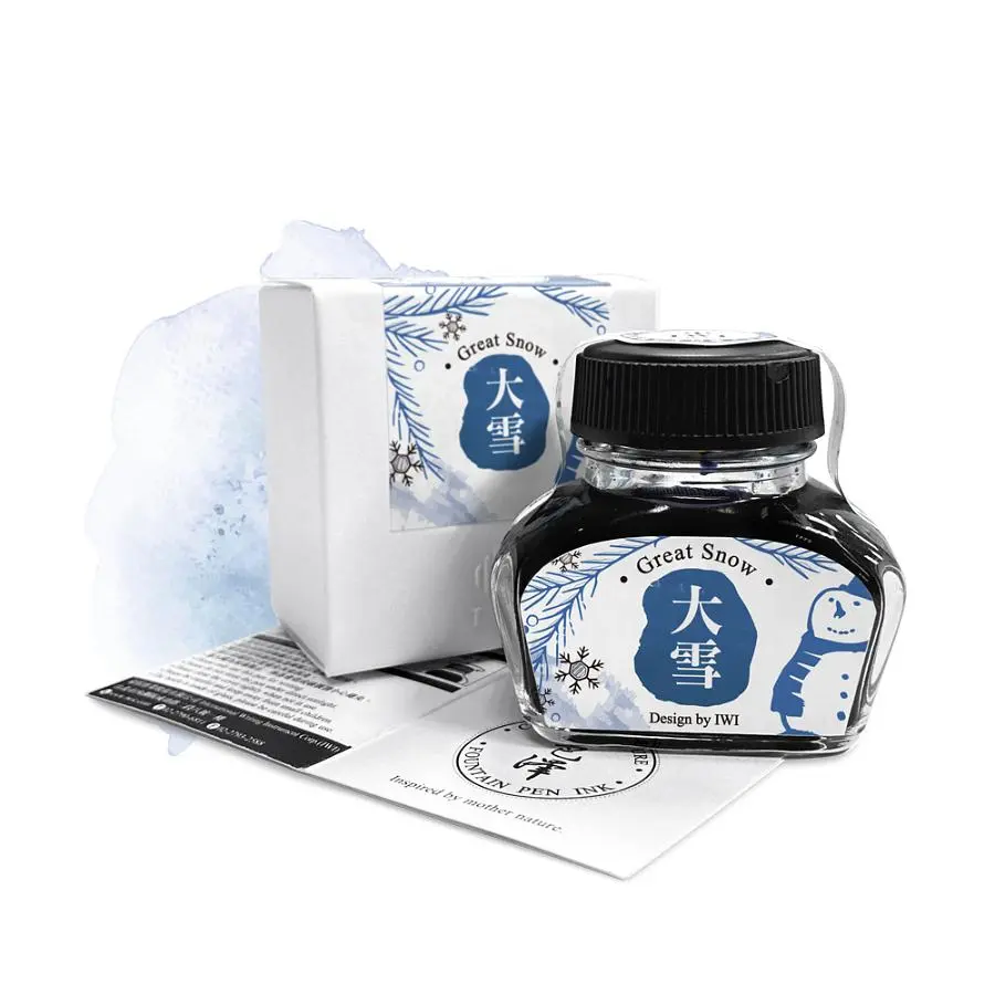 IWI色澤墨水/ 二十四節氣系列/ 大雪/ 藍-BIK-7683C