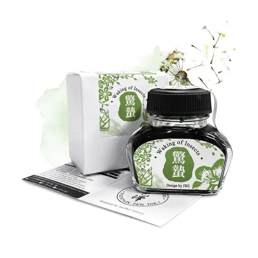 IWI色澤墨水/ 二十四節氣系列/ 驚蟄/ 綠