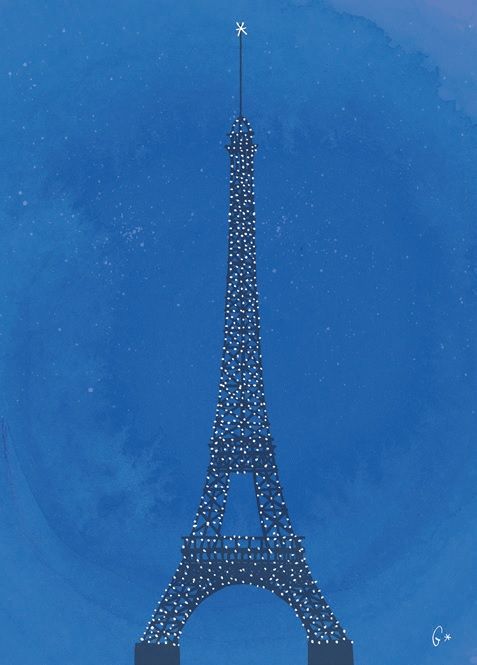 Image Republic 雙卡/ 為什麼洛杉磯,為什麼巴黎?/ 巴黎艾菲爾鐵塔/ 10.5CM X 15CM