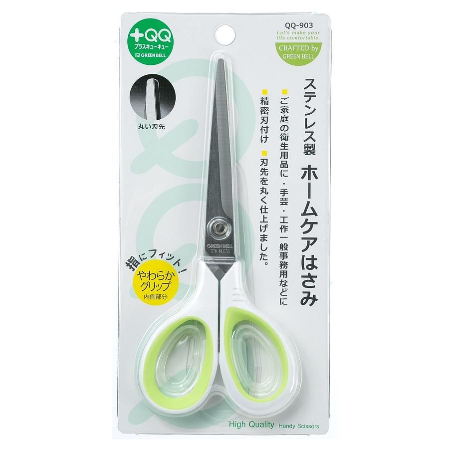 日本綠鐘+QQ不鏽鋼多功能安全剪(QQ-903)