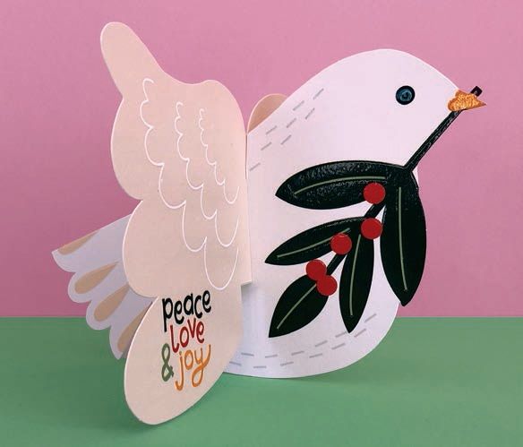 英國RASPBERRY BLOSSOM 聖誕卡/ Treasures/ Dove