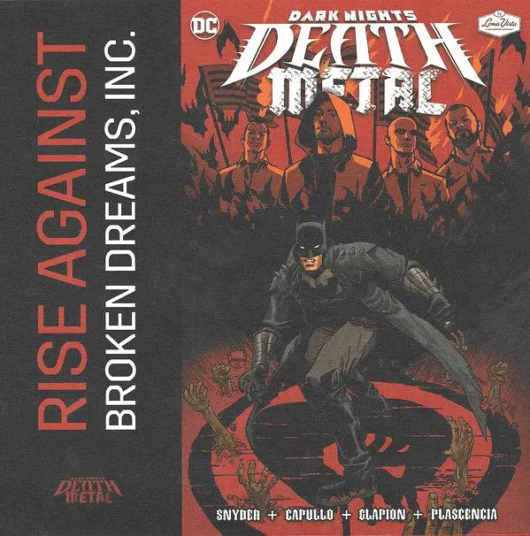 Broken Dreams, Inc.-Dark Nights: Death Metal ＃1 (7" Red Translucent Vinyl)
