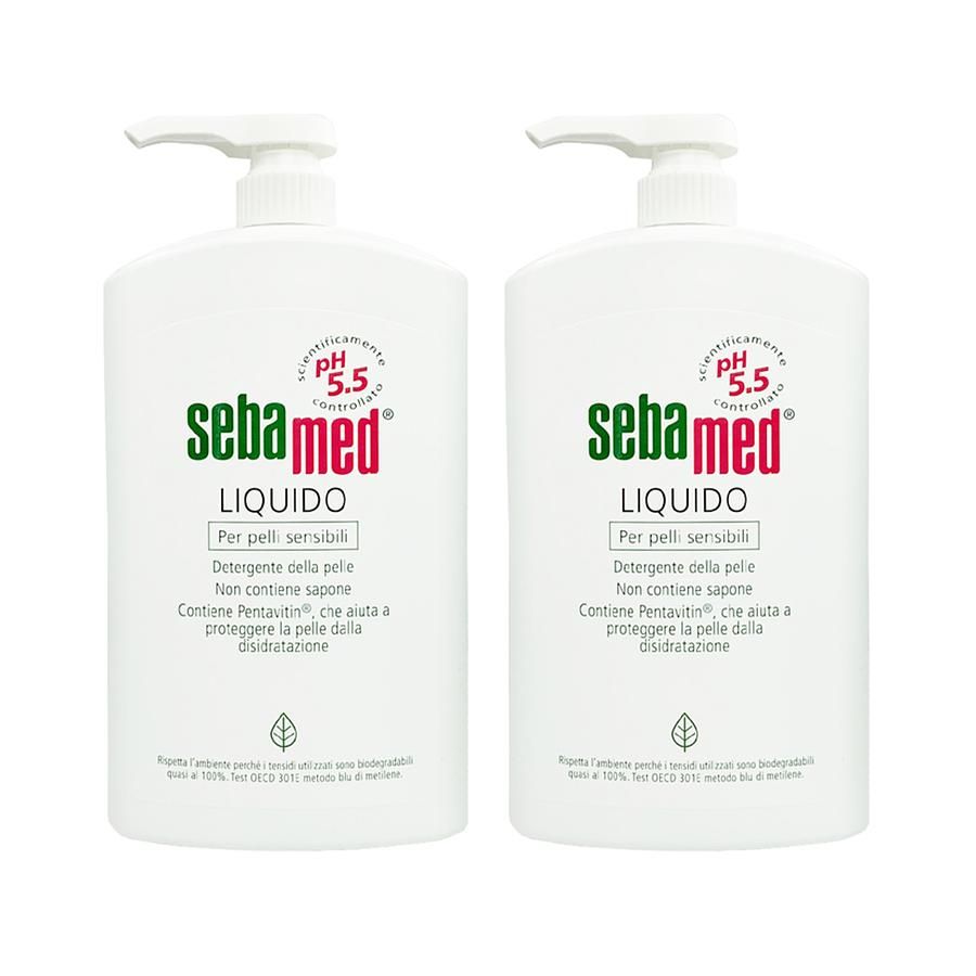 【SEBAMED】PH5.5潔膚露 1000ml (壓頭版) 2入組-平行輸入