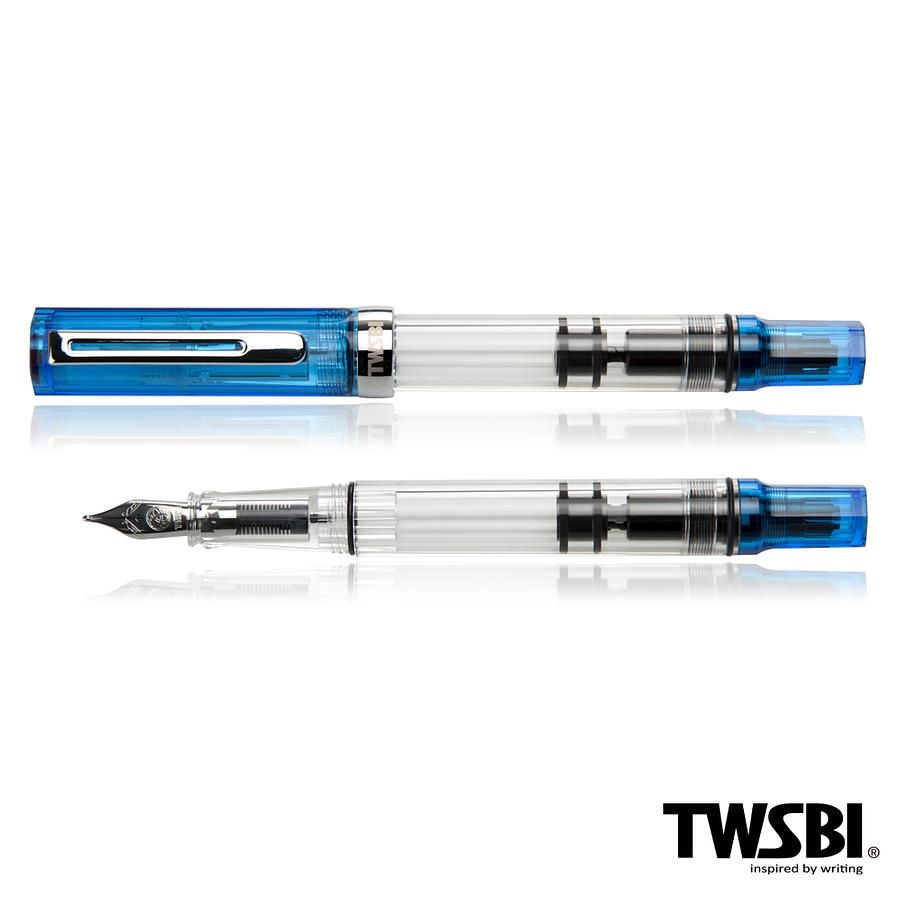 TWSBI ECO活塞上墨鋼筆/ 果凍藍/ EF