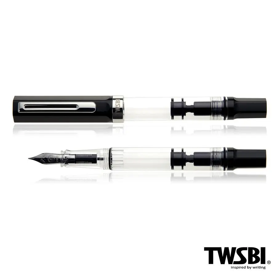 TWSBI ECO活塞上墨鋼筆/ 黑色/ F
