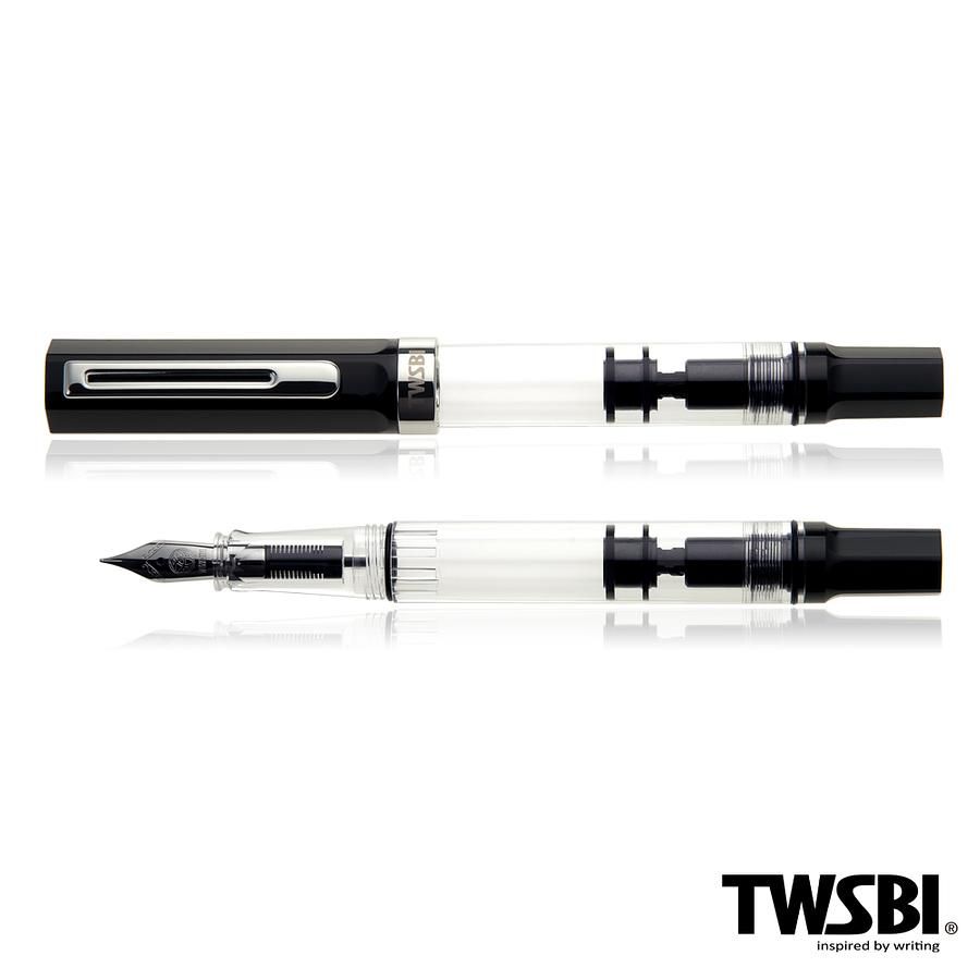 TWSBI ECO活塞上墨鋼筆/ 黑色/ M