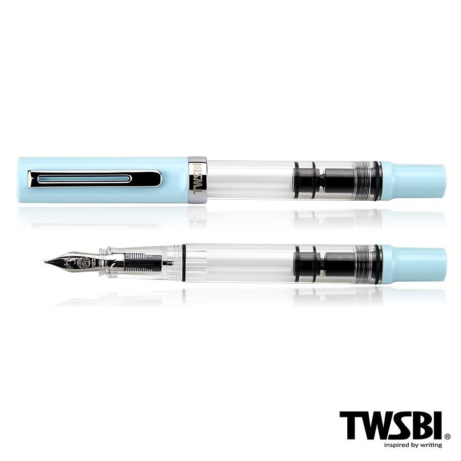 TWSBI ECO T活塞上墨鋼筆/ 薄荷藍/ M