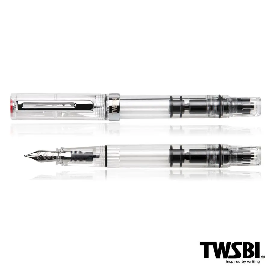 TWSBI ECO T活塞上墨鋼筆/ 透明/ Stub 1.1