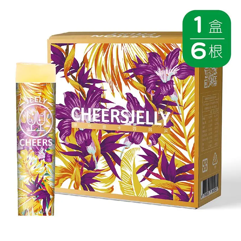 舉杯低卡百香果蒟蒻凍/ 6根入/ 盒