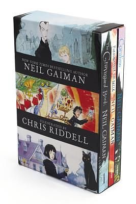 Neil Gaiman/ Chris Riddell 3-Book Box Set (3冊合售)