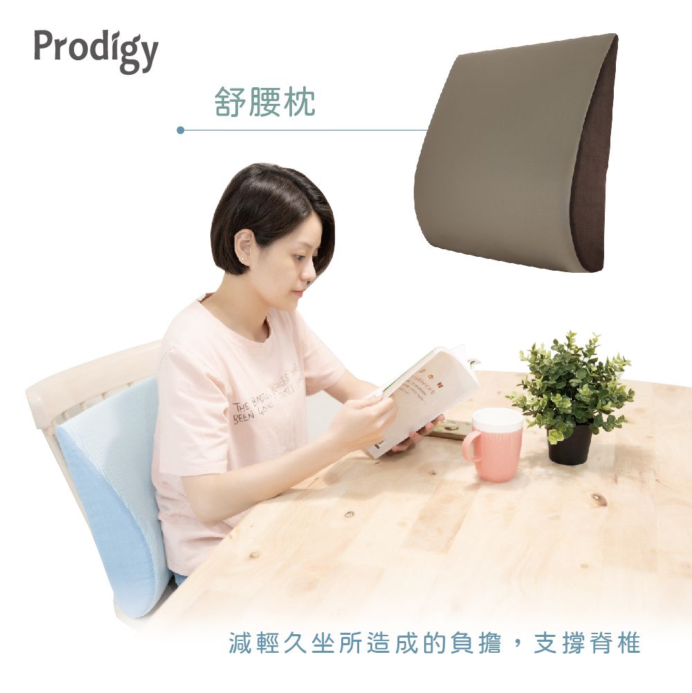 Prodigy波特鉅-舒腰枕(親膚空氣布) / 棕