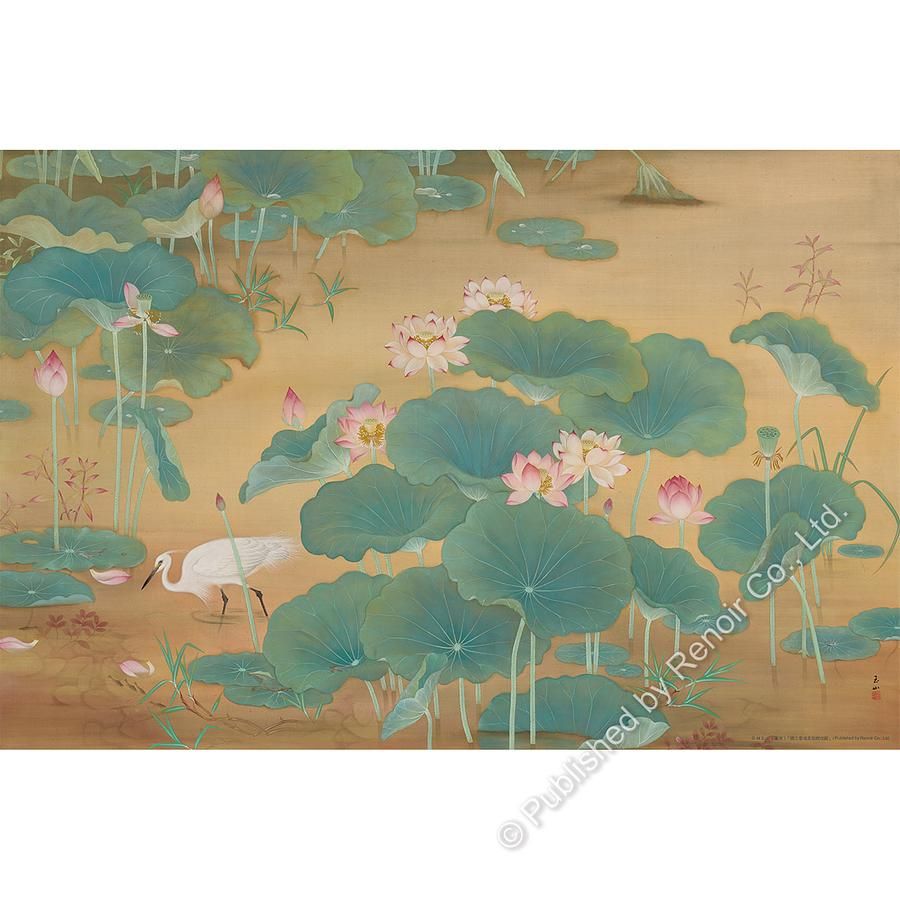 雷諾瓦拼圖文化坊/蓮池/1008片/林玉山