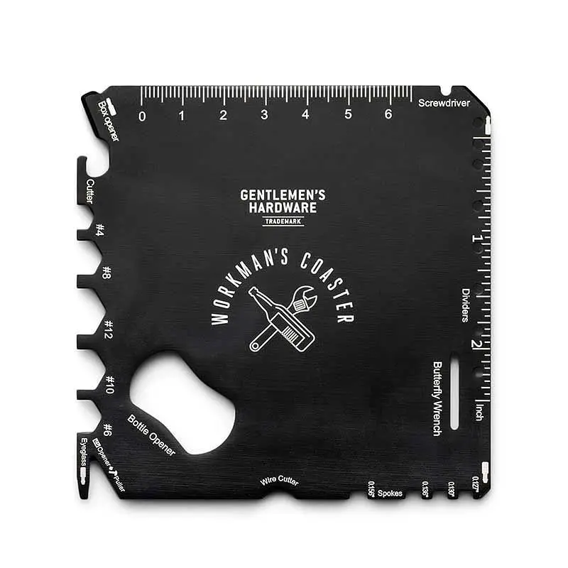 英國 GENTLEMEN'S HARDWARE 職人20合1多功能杯墊/ 兩入組