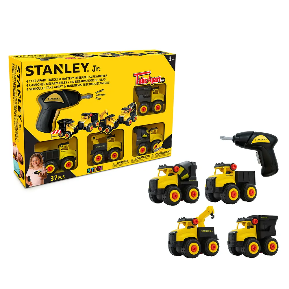 STANLEY.Jr組裝工程車/ 電動工具套組