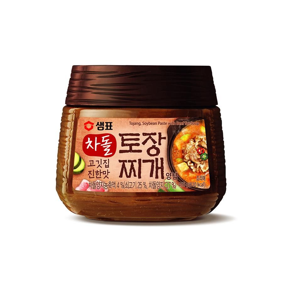 【韓味不二】膳府韓國大醬鍋專用醬(牛肉口味) 450G*3瓶
