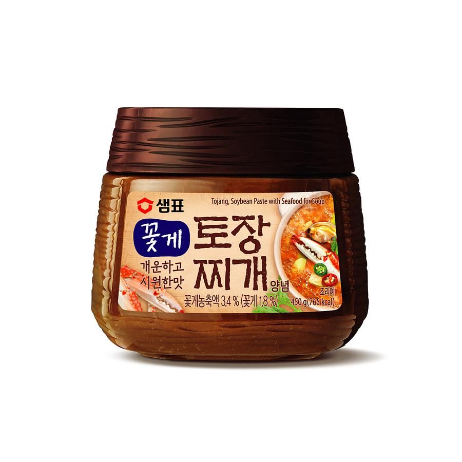 【韓味不二】膳府韓國大醬鍋專用醬(花蟹口味) 450G*3瓶