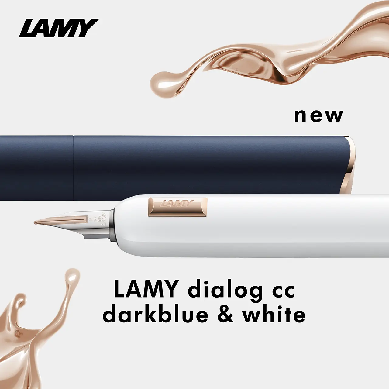 LAMY Dialog cc鋼筆/ 81F/ 靚亮白