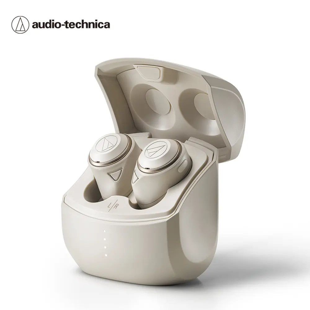 Audio-Technica ATH-CKS50TW降噪真無線藍牙耳機/ 米色