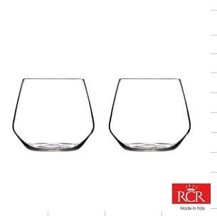 義大利RCR無鉛水晶威士忌杯2入550cc