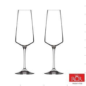 義大利RCR無鉛水晶香檳酒杯6入350cc