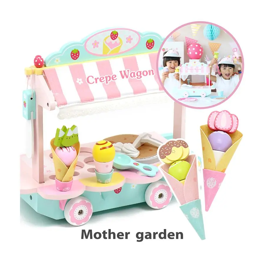 可麗餅餐車店開張囉➤【Mother garden】可麗餅餐車組