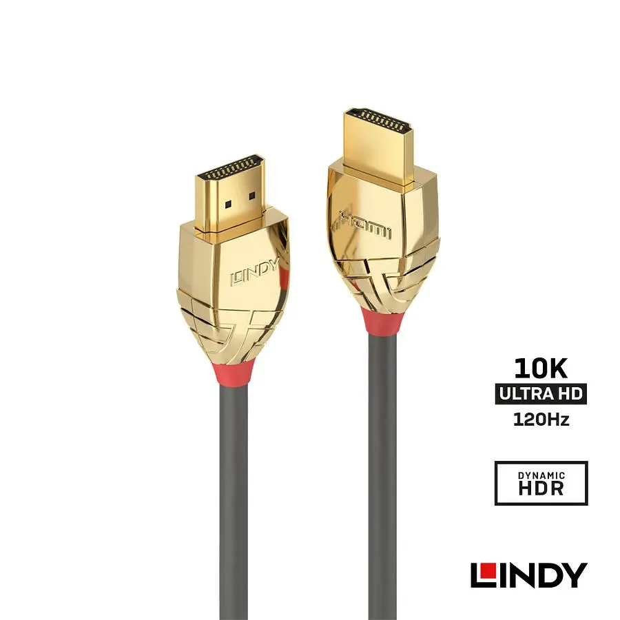 LINDY GOLD LINE HDMI 2.1(TYPE-A) 公 TO 公 傳輸線 2M