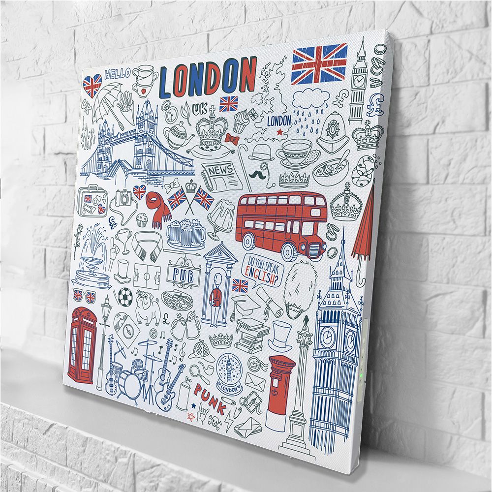 【日本VisualSonic】看見你的聲音 藍牙畫布音箱(大) - London