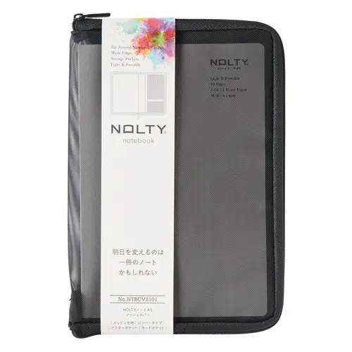 日本NOLTY notebook 書套/ A5/ 網眼/ 黑