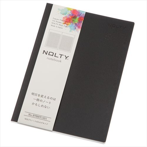 日本NOLTY notebook 日誌格式筆記本/ A5/ 黑