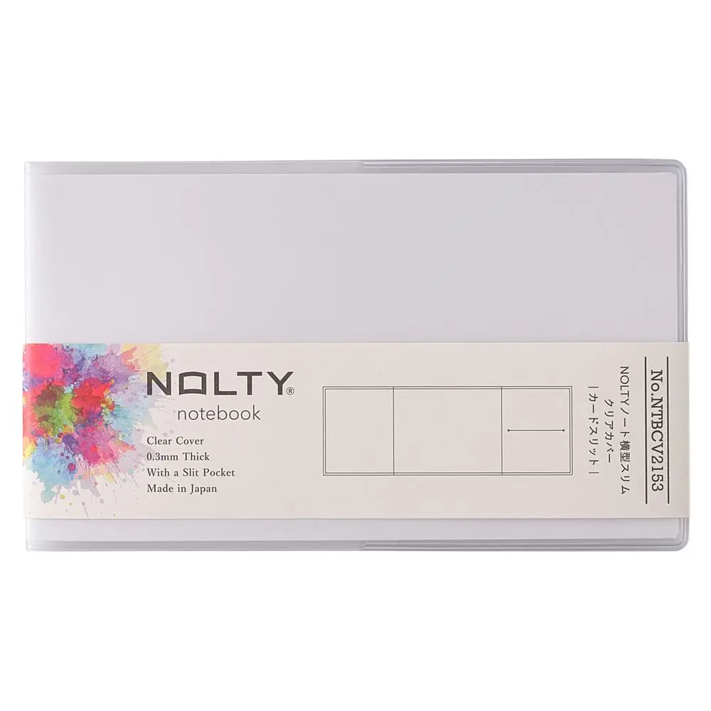 日本NOLTY notebook 書套/ 橫式專用/ 透明